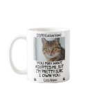 funny Dear cat, Personalized cat's photo and name