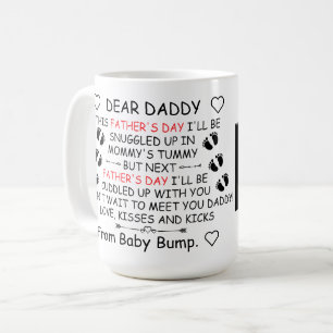 Funny Dear Daddy Personalized Photo Father's Day Coffee Mug