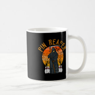 Funny Death Bowling Grim Reaper Bowler Gifts Men O Coffee Mug