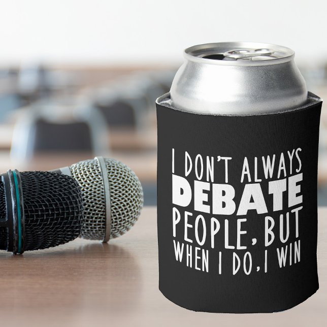 Funny Debate Team Champion Can Cooler (Creator Uploaded)