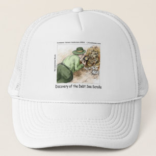 Funny Debt Sea Scrolls Trucker Hat