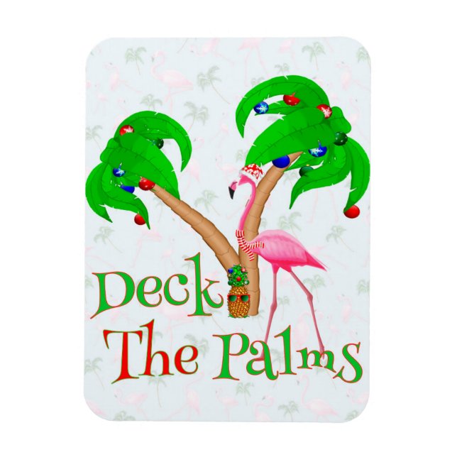 Funny Deck The Palms Magnet (Vertical)