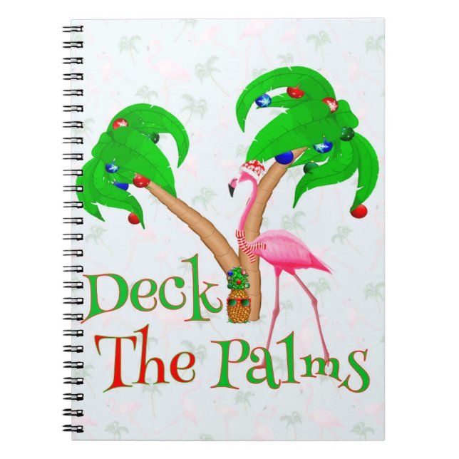 Funny Deck The Palms Notebook (Front)