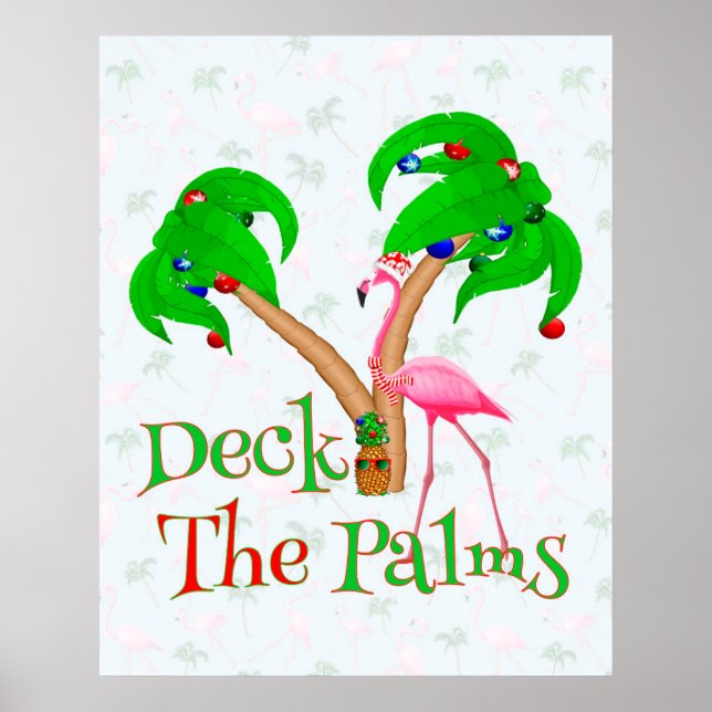 Funny Deck The Palms Poster (Front)
