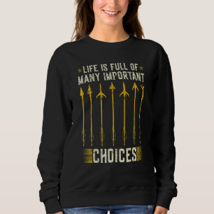 Funny Deer Bow Hunting Broadhead Arrow Sweatshirt