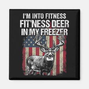 Funny Deer Hunting Art For Men Women Wildlife Hunt Magnet