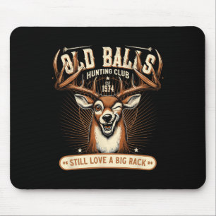 Funny Deer Hunting Birthday Pun For Men's 50th Bir Mouse Pad