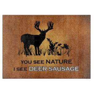 Funny Deer Hunting Cutting Board