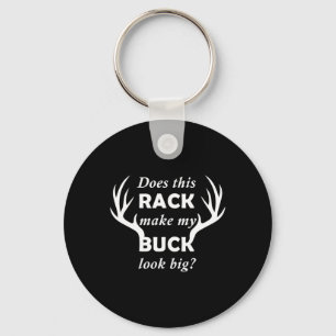 Funny Deer Hunting Hunter Rack Big Buck Keychain