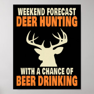 Funny Deer Hunting  Poster