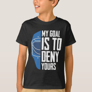 Funny Defense Goalie Ice Hockey Goalkeeper T-Shirt