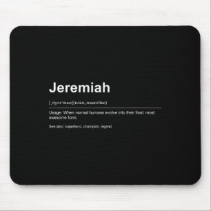 Funny Definition Quote For The Name Jeremiah _ Mouse Pad