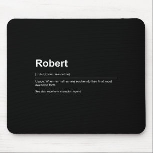 Funny Definition Quote For The Name Robert _ Mouse Pad
