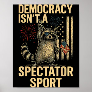 Funny Democracy Isn't A Spectator Srt Poster