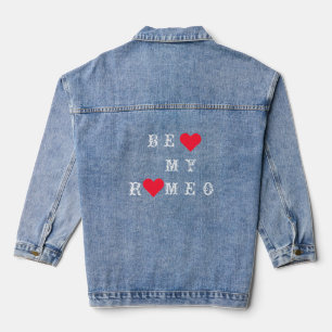 Funny Denim Jacket with Text - Customizable