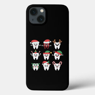 Funny Dental Christmas Teeth Cute Xmas Dentist  iPhone 13 Case