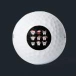 Funny Dental Christmas Teeth Cute Xmas Dentist Golf Balls<br><div class="desc">Funny Dental Christmas Teeth Cute Xmas Dentist Squad Crew</div>