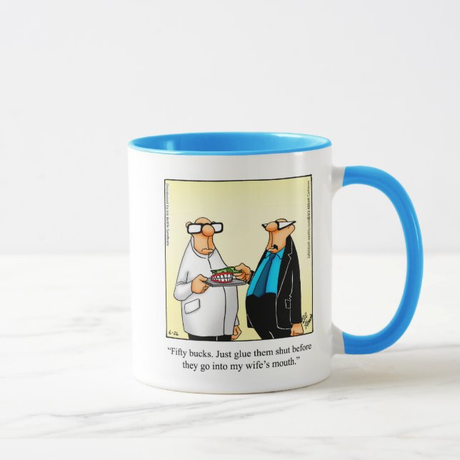 Funny Dental Humour Mug Gift (Right)