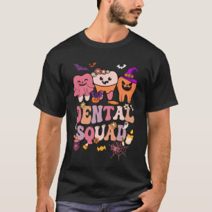 Funny Dental Squad Costume Dentist Tooth Halloween T-Shirt