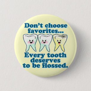 Funny Dentist 2 Inch Round Button
