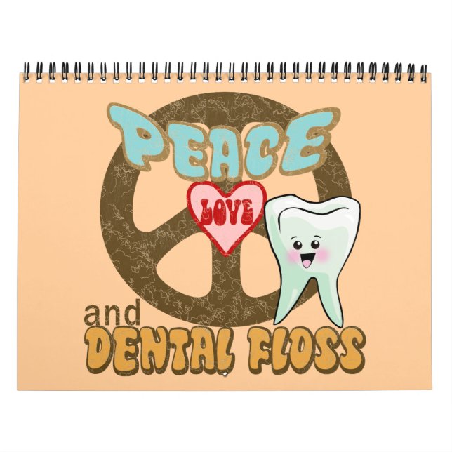 Funny Dentist Dental Hygienist Calendar (Cover)