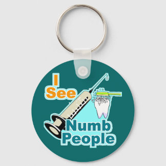Funny Dentist Dental Hygienist Keychain