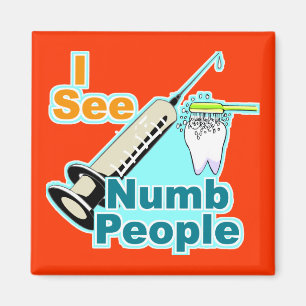Funny Dentist Dental Hygienist Magnet
