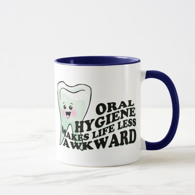 Funny Dentist Dental Hygienist Mug (Right)