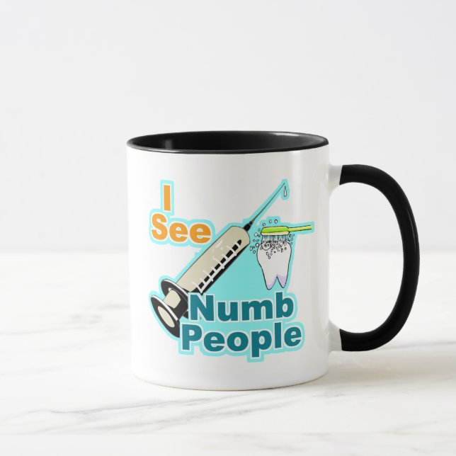 Funny Dentist Dental Hygienist Mug (Right)
