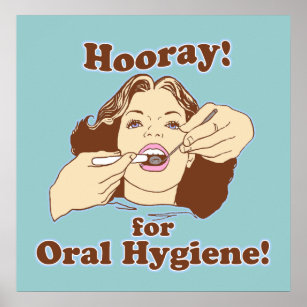 Funny Dentist Dental Office Poster