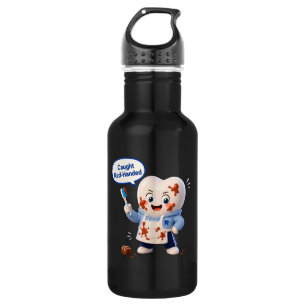 Funny Dentist Humour Chocolate Aluminum Water Bott 532 Ml Water Bottle