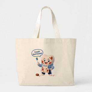 Funny Dentist Humour Chocolate Canvas Tote Bag 