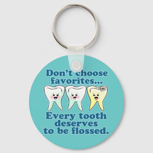 Funny Dentist Keychain