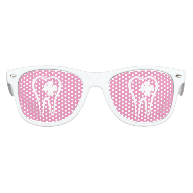 Funny Dentist Party | Lucky Clover Teeth Kids Sunglasses (Front)
