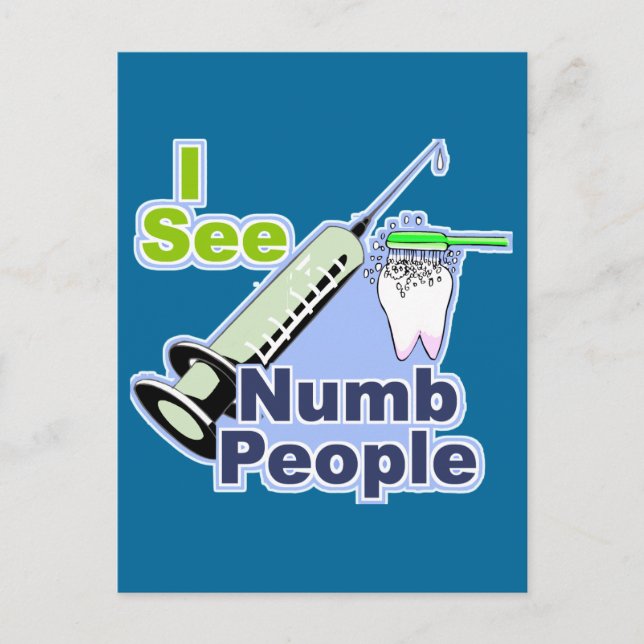 Funny Dentists and Hygienists Postcard (Front)