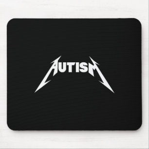 Funny Design Autism Skeleton Meme Metal Rock For M Mouse Pad