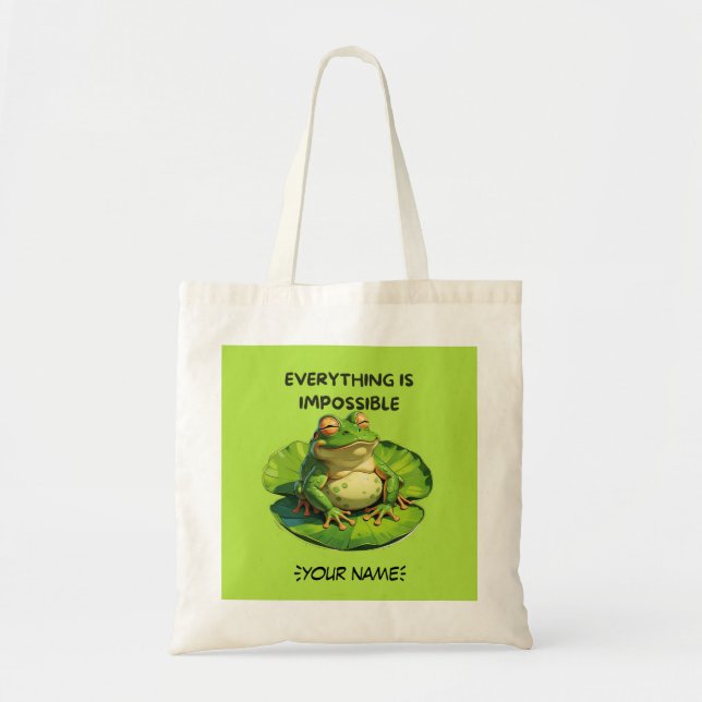 Funny Design for Humor Lovers and Overthinkers Tote Bag (Front)
