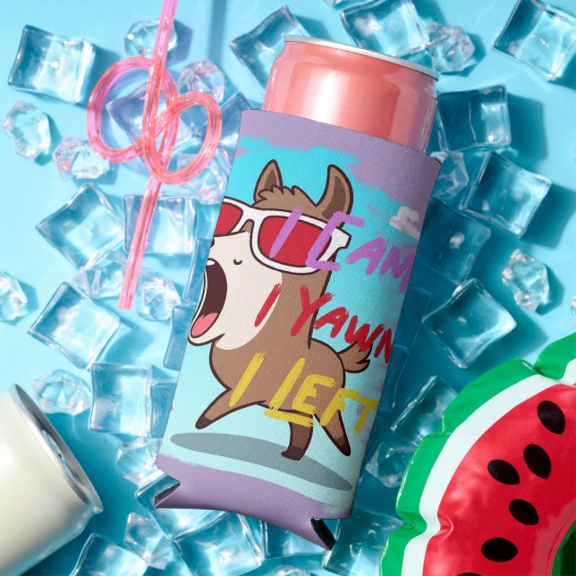 funny design seltzer can cooler (In Situ Summer)