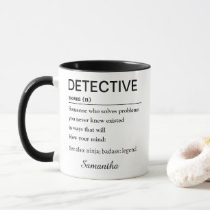 Funny Detective Definition Mug