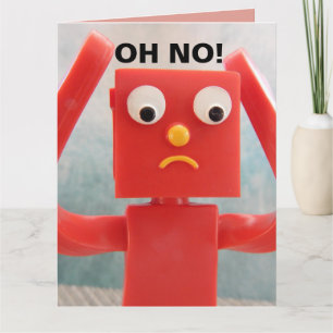 FUNNY DEVENIR PLUS ÂGÉ OH NON ! GRANDE CARTE DE L'