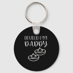 Funny Deviled Egg Daddy  Keychain