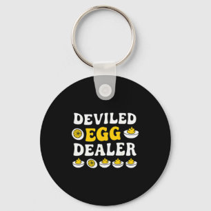 Funny Deviled Egg Er Thanksgiving  Keychain