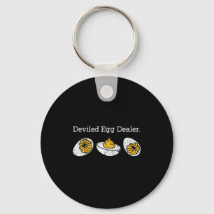Funny Deviled Egg Er Thanksgiving  Keychain