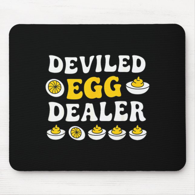 Funny Deviled Egg Er Thanksgiving  Mouse Pad (Front)