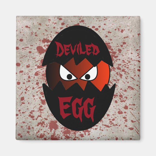Funny Deviled Egg  Magnet (Front)