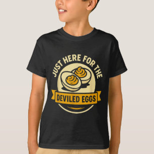 Funny Deviled Eggs Thanksgiving Food Humor T-Shirt
