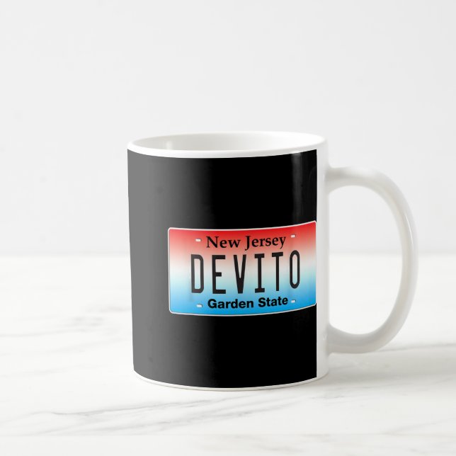 Funny Devito New Jersey Italian American Nj Cutlet Coffee Mug (Right)