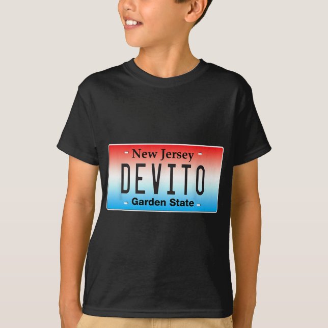 Funny Devito New Jersey Italian American Nj Cutlet T-Shirt (Front)