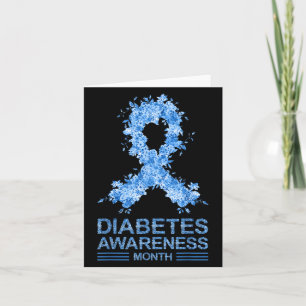Funny Diabetic Awareness Diabetes Type 1 2 Pancrea Card