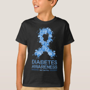 Funny Diabetic Awareness Diabetes Type 1 2 Pancrea T-Shirt